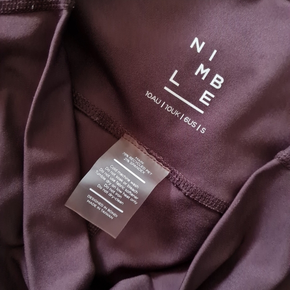 Women's size 10 'NIMBLE' Gorgeous chocolate brown activewear set - AS NEW - Picture 7 of 7